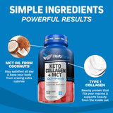 Herbtonics Zero Sugar Keto Gummies cherry flavour close-up