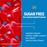 Herbtonics Zero Sugar Keto Gummies in a bowl