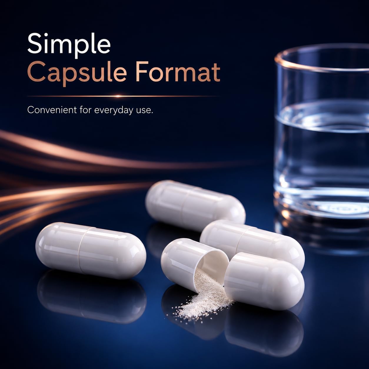 HerbX GHK-Cu Peptide Supplement displayed with other supplements