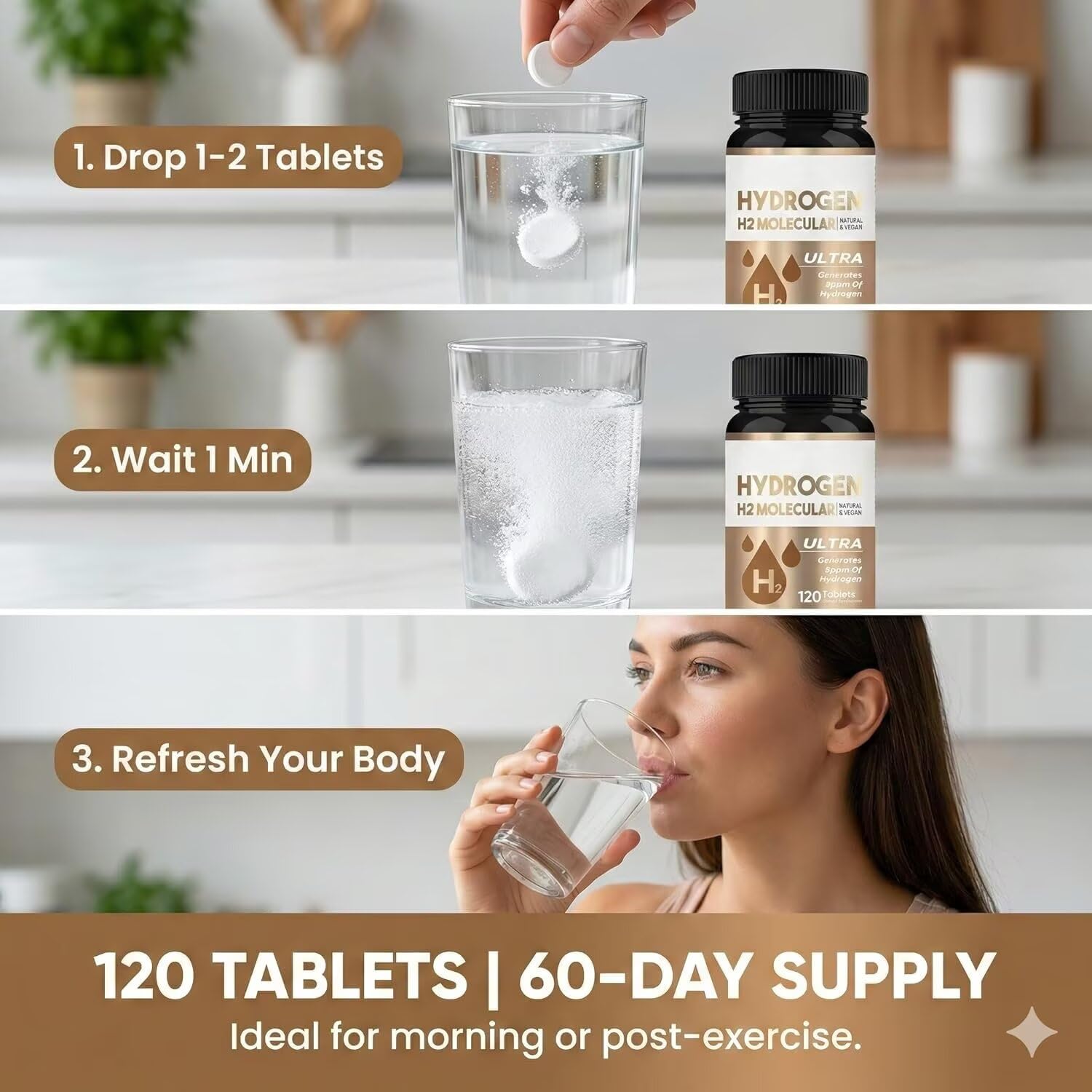 HerbX Hydrogen Water Tablets ingredients list