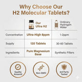 HerbX Hydrogen Water Tablets with glass of water