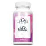 HERITAGE STORE Black Seed Oil Capsules 650mg front view