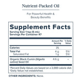 HERITAGE STORE Organic Black Seed Oil 395g side view