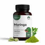 HERVIVA Moringa Capsules 1200mg bottle front view