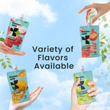 Hethstia Konjac Jelly assorted flavours displayed on a kitchen counter