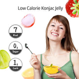Hethstia Konjac Jelly Orange flavour pouch with fresh oranges