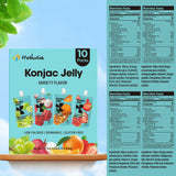 Hethstia Konjac Jelly Strawberry flavour pouch on a picnic table