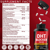 HevChay Saw Palmetto DHT Blocker 1900mg side view of bottle