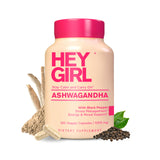 HEY GIRL NUTRITION Ashwagandha Capsules bottle front view