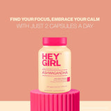 HEY GIRL NUTRITION Ashwagandha Capsules lifestyle scene