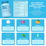 HEY GIRL NUTRITION Nice Hair Supplement capsules in bottle