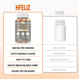 HFELIZ Choline Gummies 500mg gummies being held