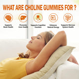 HFELIZ Choline Gummies 500mg gummies in a bowl