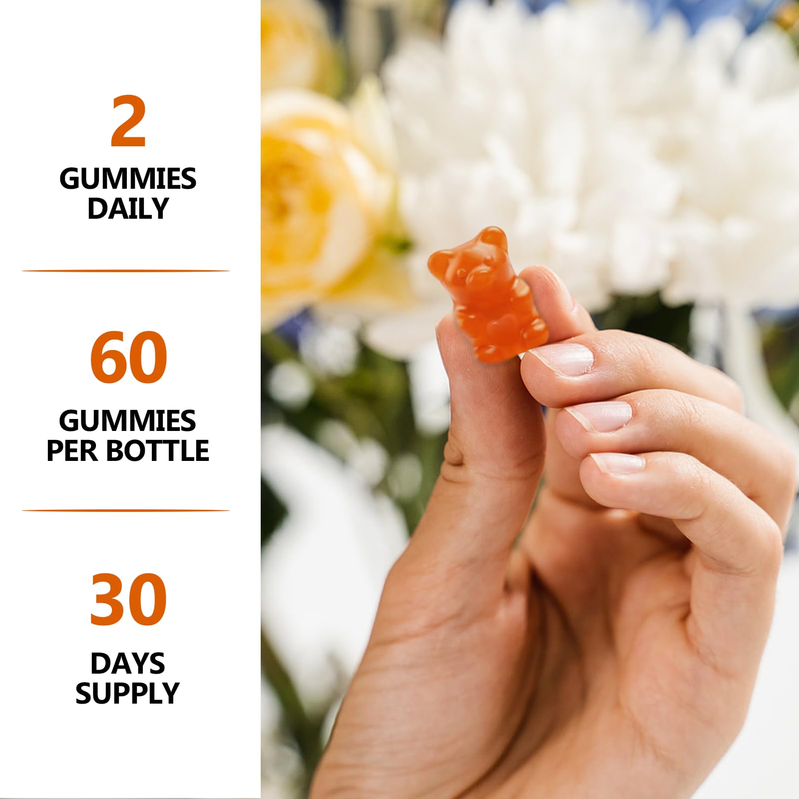 HFELIZ Choline Gummies 500mg ingredients list