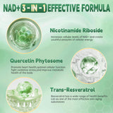 HHerbionix Liposomal NAD+ Resveratrol Supplement ingredients list