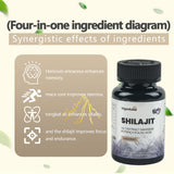 Higanbana Shilajit Capsules 400mg Fulvic Acid ingredients list