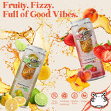 High Ground Functional Mushroom Elixir can with Strawberry Peach flavour