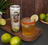 High Ground Functional Mushroom Elixir poured into a glass with ice
