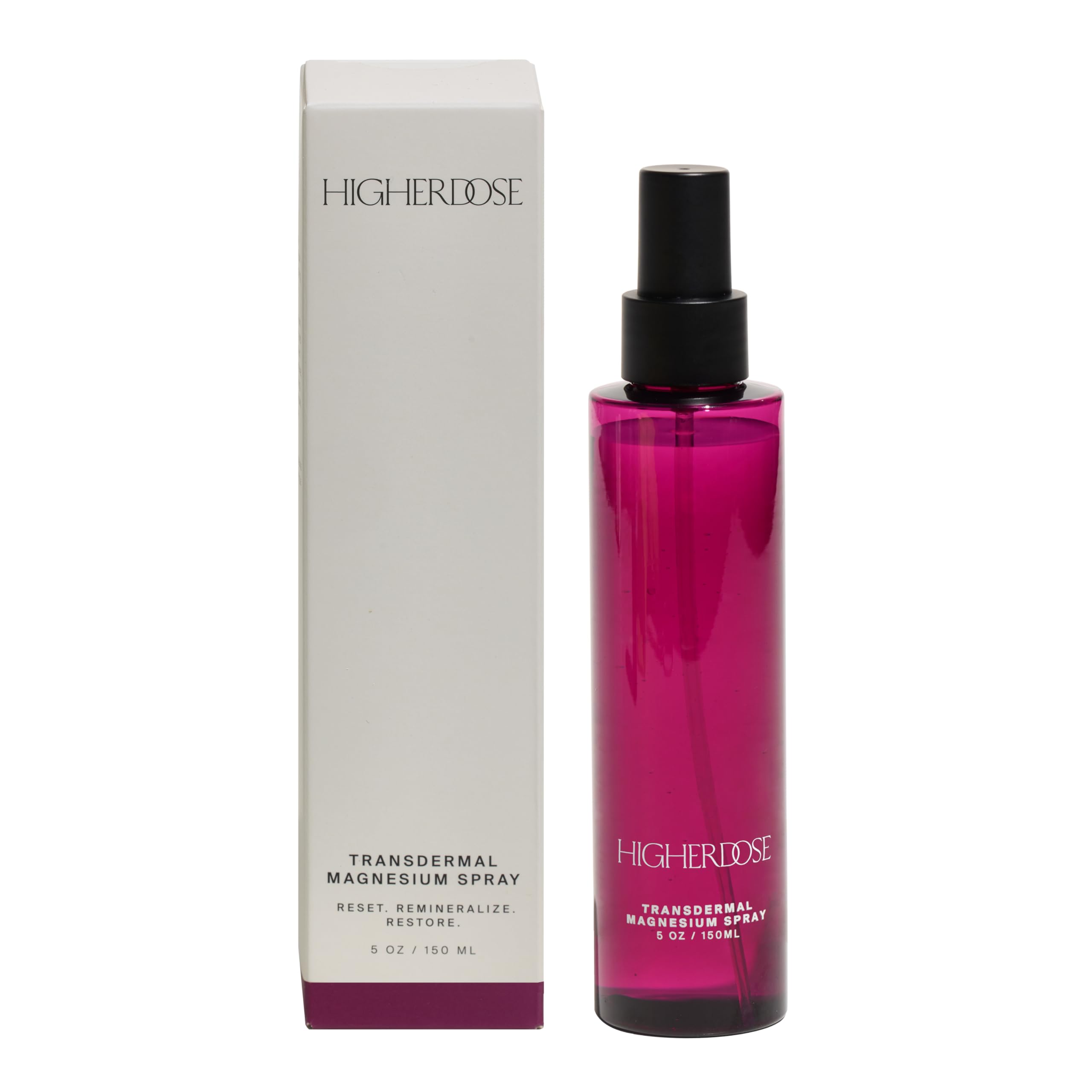 HigherDOSE Magnesium Oil Spray 318g front view