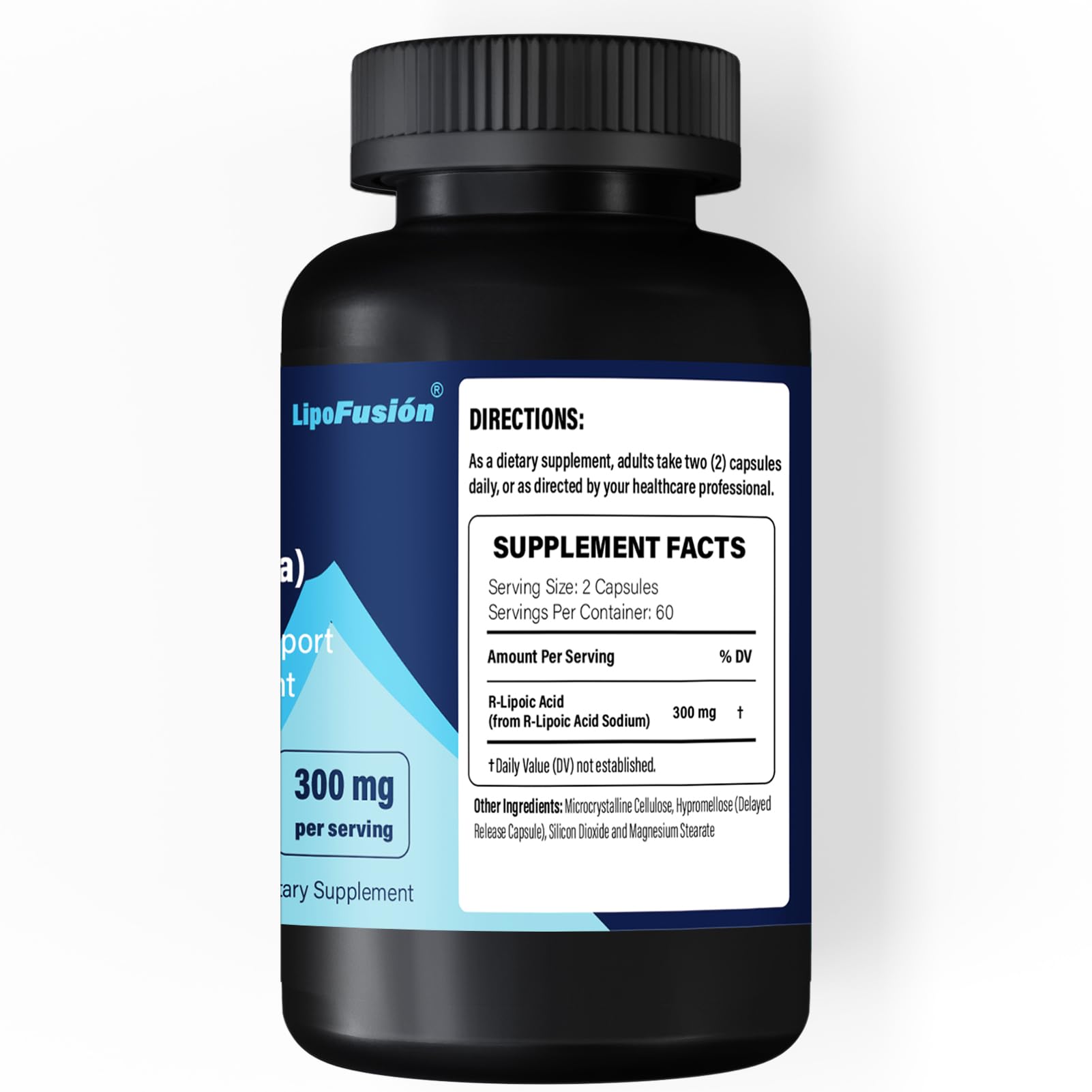 Highland Nutritional Lab Alpha Lipoic Acid Supplement ingredients list
