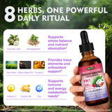 HIIHONE 8-in-1 Soursop Bitters Liquid Drops back view with ingredient list