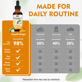 HIIHONE Soursop Bitters Liquid Drops lifestyle scene with glass of juice