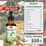 HIIHONE Soursop Graviola Bitters Liquid Drops 1 fl oz dosage dropper