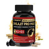 HIILEATHY Shilajit Pro Max 500mg capsules front view