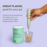 Hilma Multi-Enzymes Vegan Powder in a glass of water