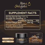 Hima Shilajatu Shilajit Resin measuring spoon included