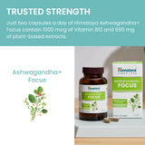 Himalaya Ashwagandha Capsules lifestyle scene on a kitchen table