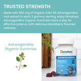 Himalaya Ashwagandha Gummies showing ingredients list