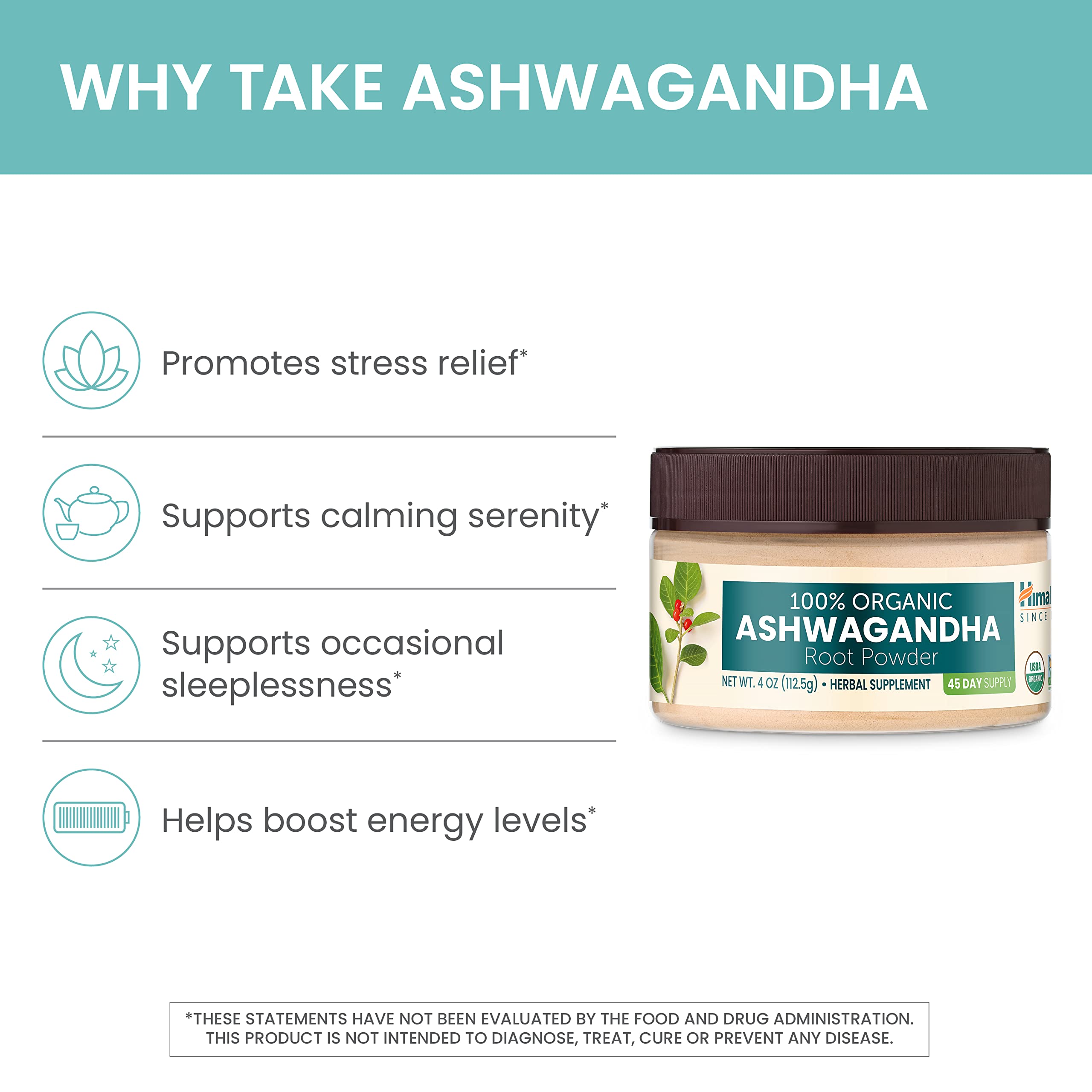 Himalaya Ashwagandha Powder nutritional information