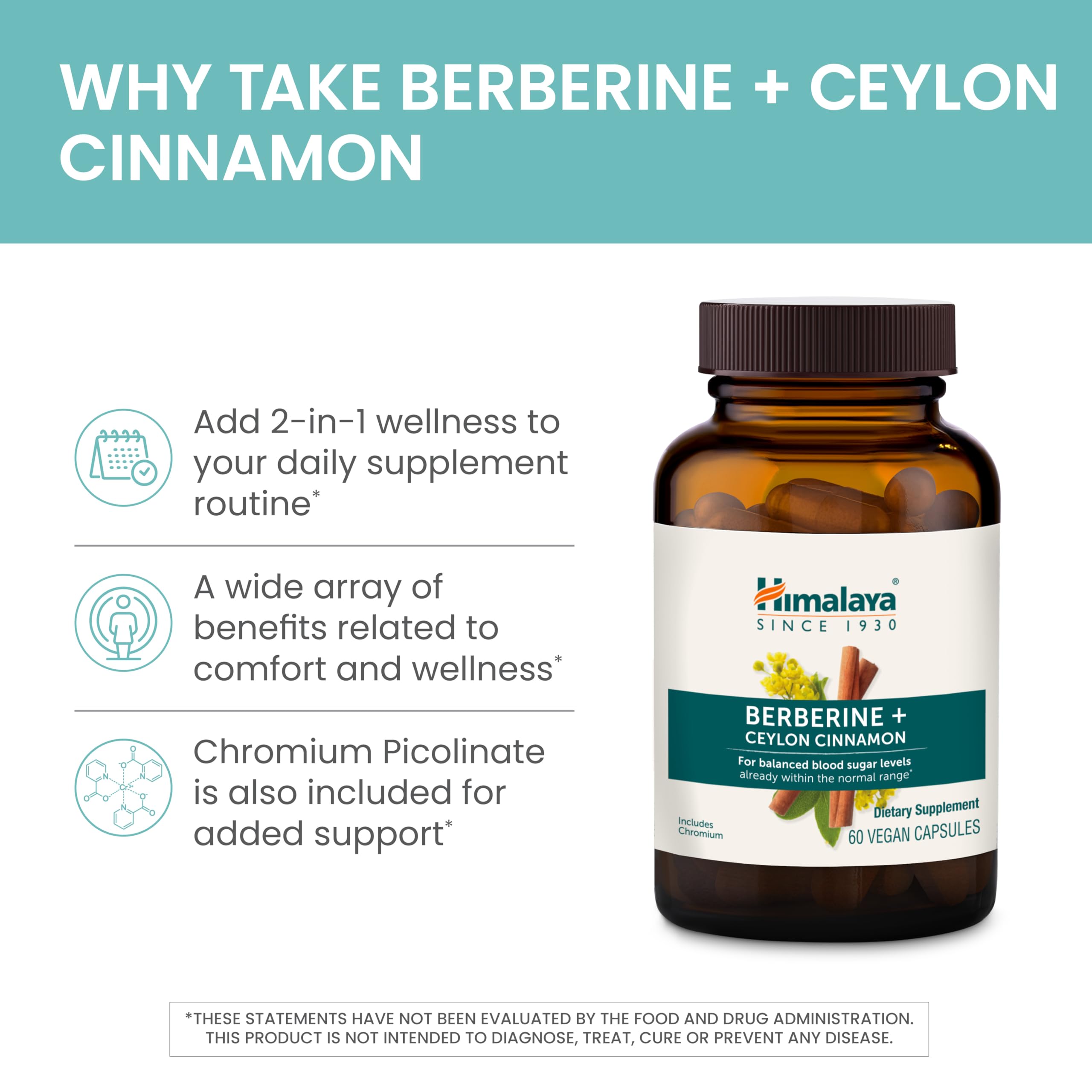 Himalaya Berberine Supplement ingredients list