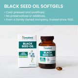 Himalaya Black Seed Oil Softgels 1000mg side view