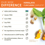 Himalaya Curcumin Complete Turmeric Supplement 200g capsule close-up