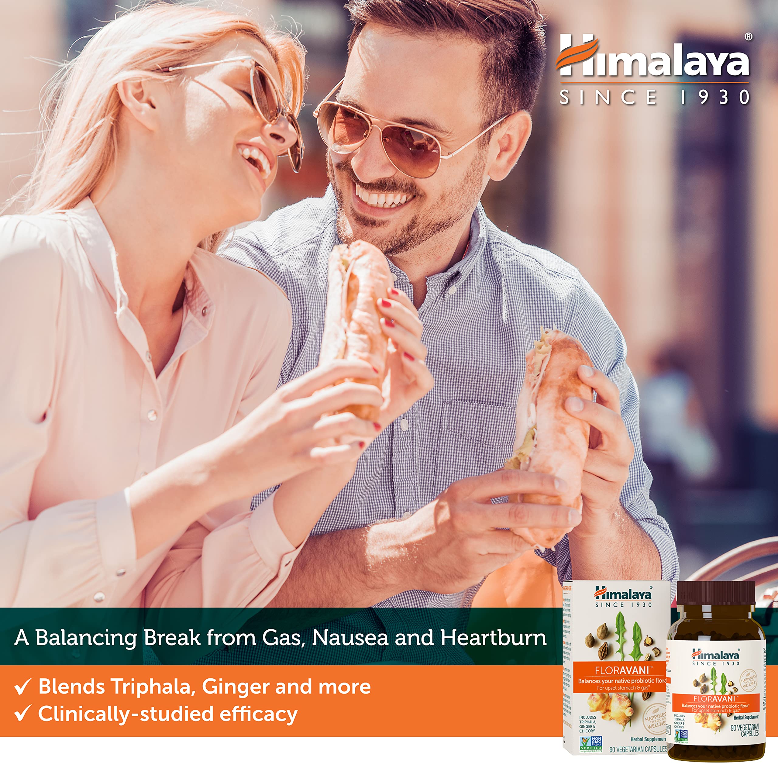 Himalaya FlorAvani Probiotic Supplement 227g packaging