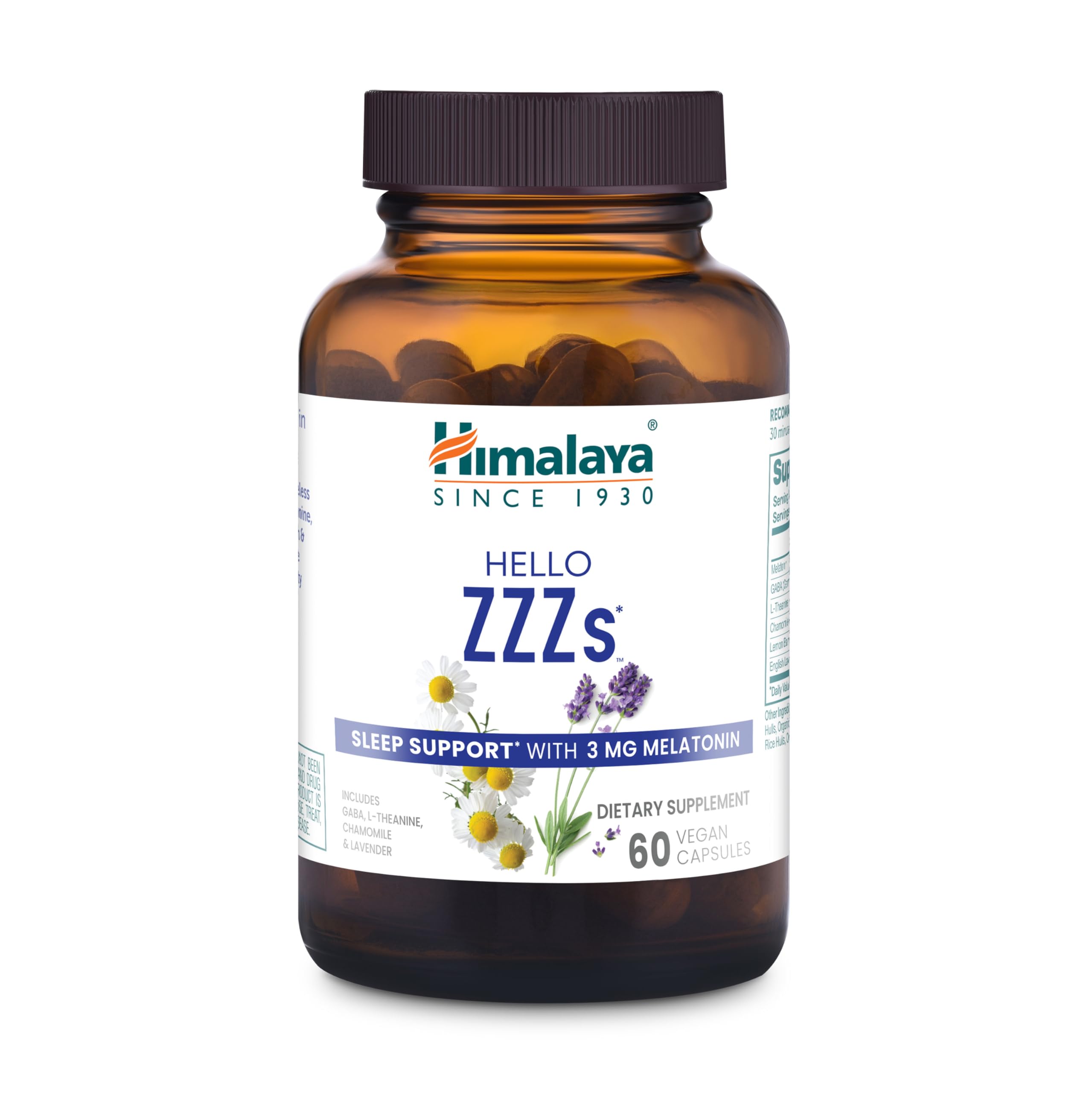 Himalaya Hello ZZZs Sleep Supplement front view packaging