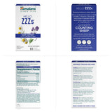 Himalaya Hello ZZZs Sleep Supplement with natural ingredients display