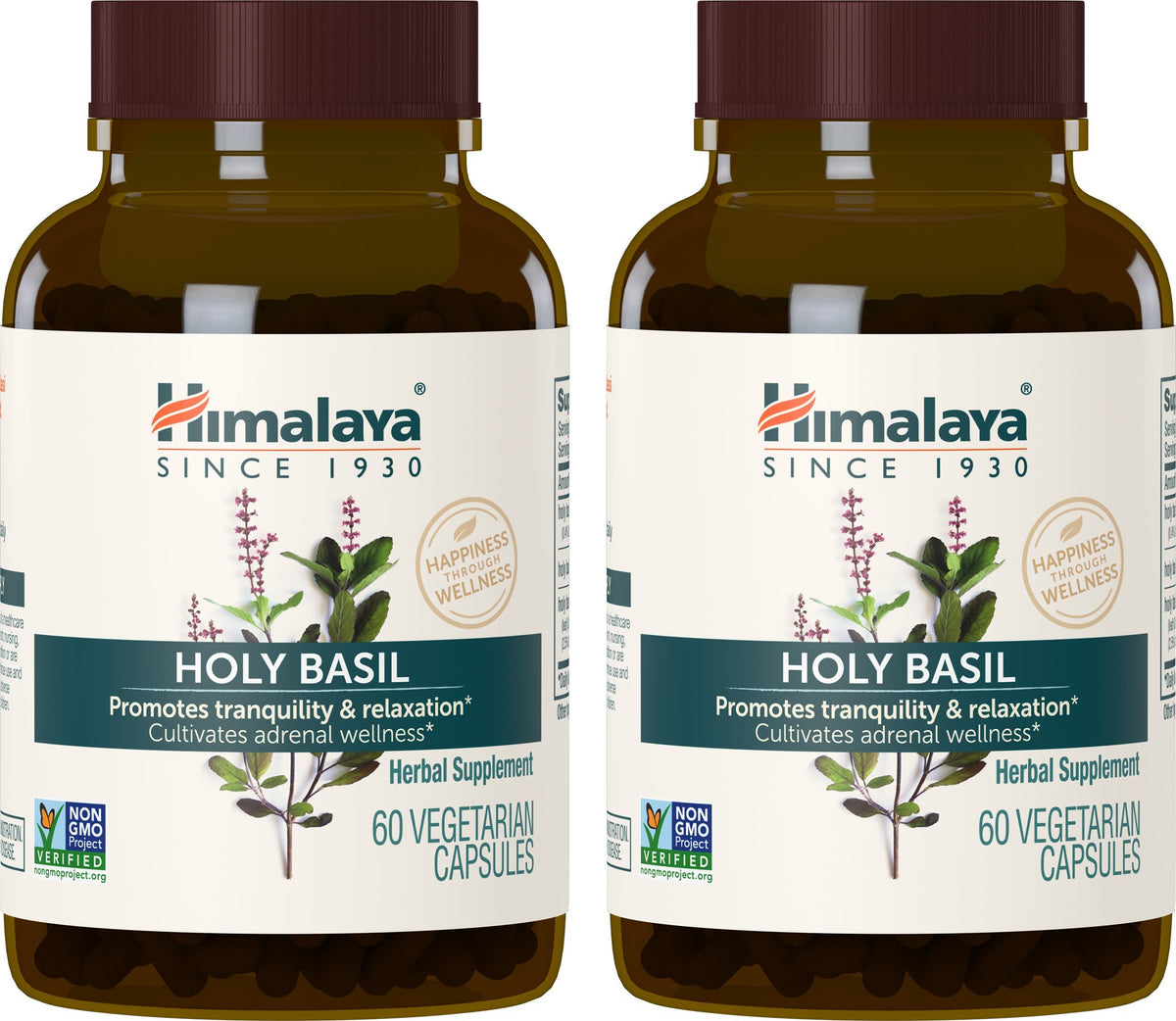 Himalaya Holy Basil Capsules 60 Count front view