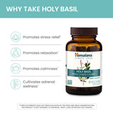 Himalaya Holy Basil Capsules with a measuring spoon