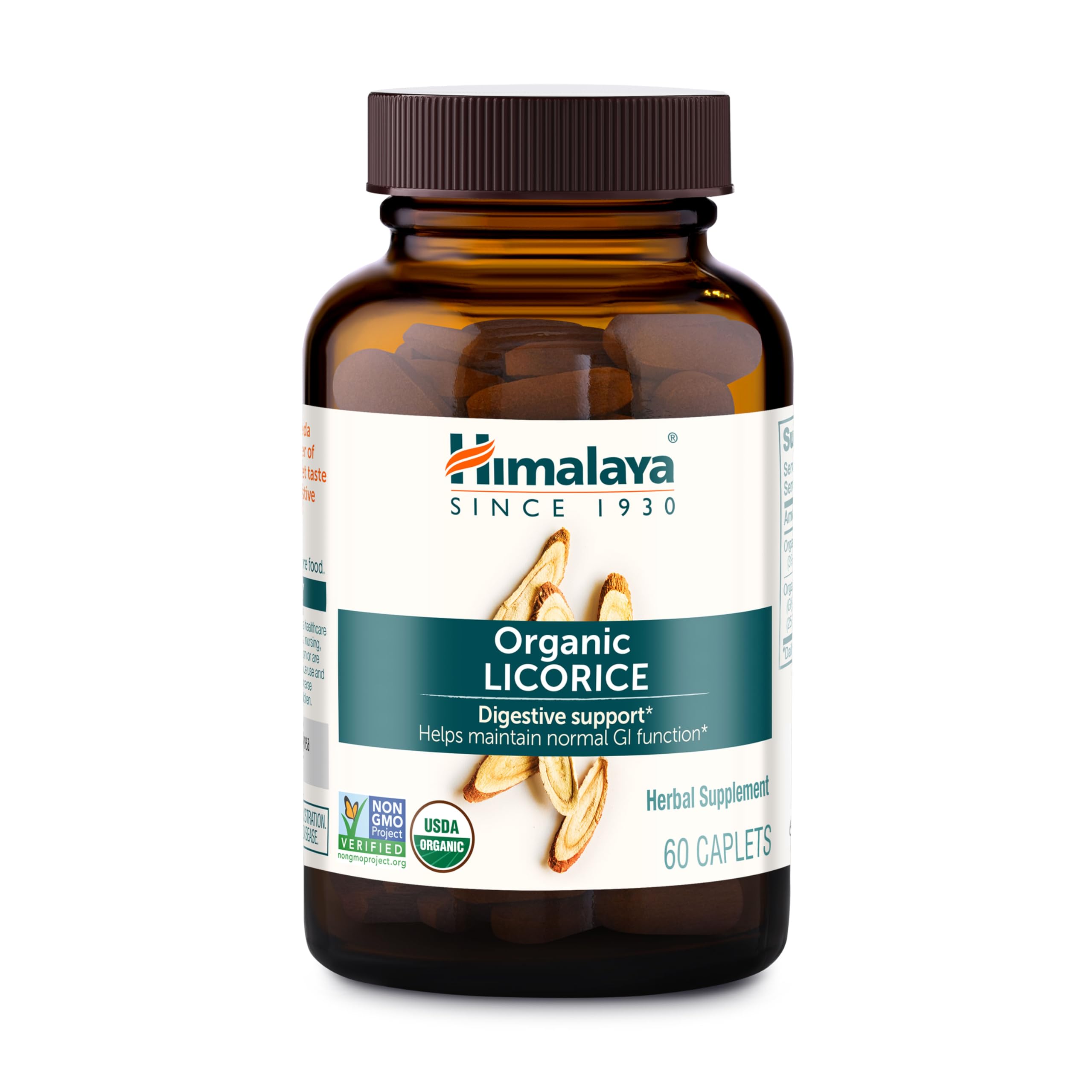 Himalaya Licorice Root Capsules 60 count front view