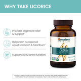 Himalaya Licorice Root Capsules open bottle with capsules visible