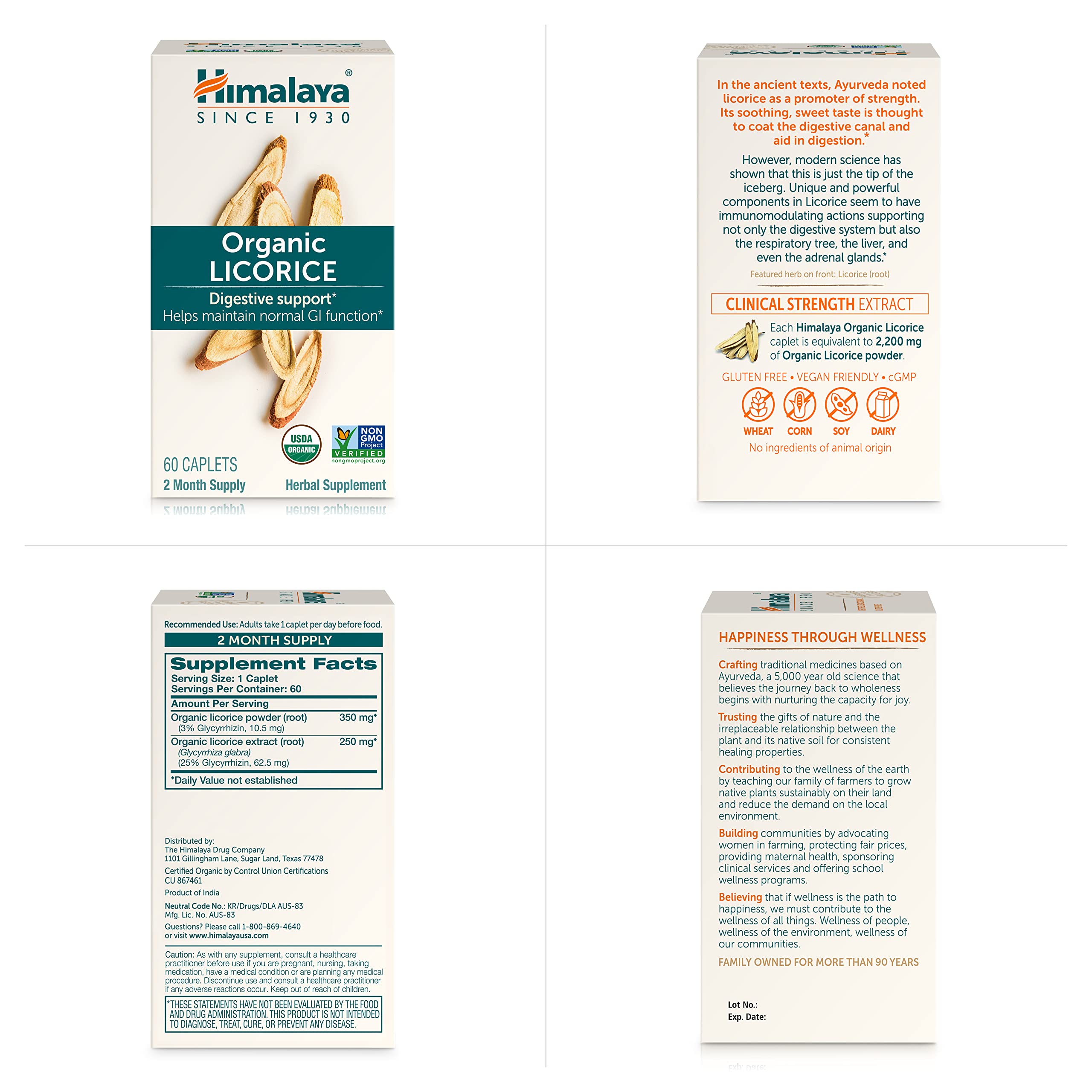 Himalaya Licorice Root Capsules with a measuring spoon