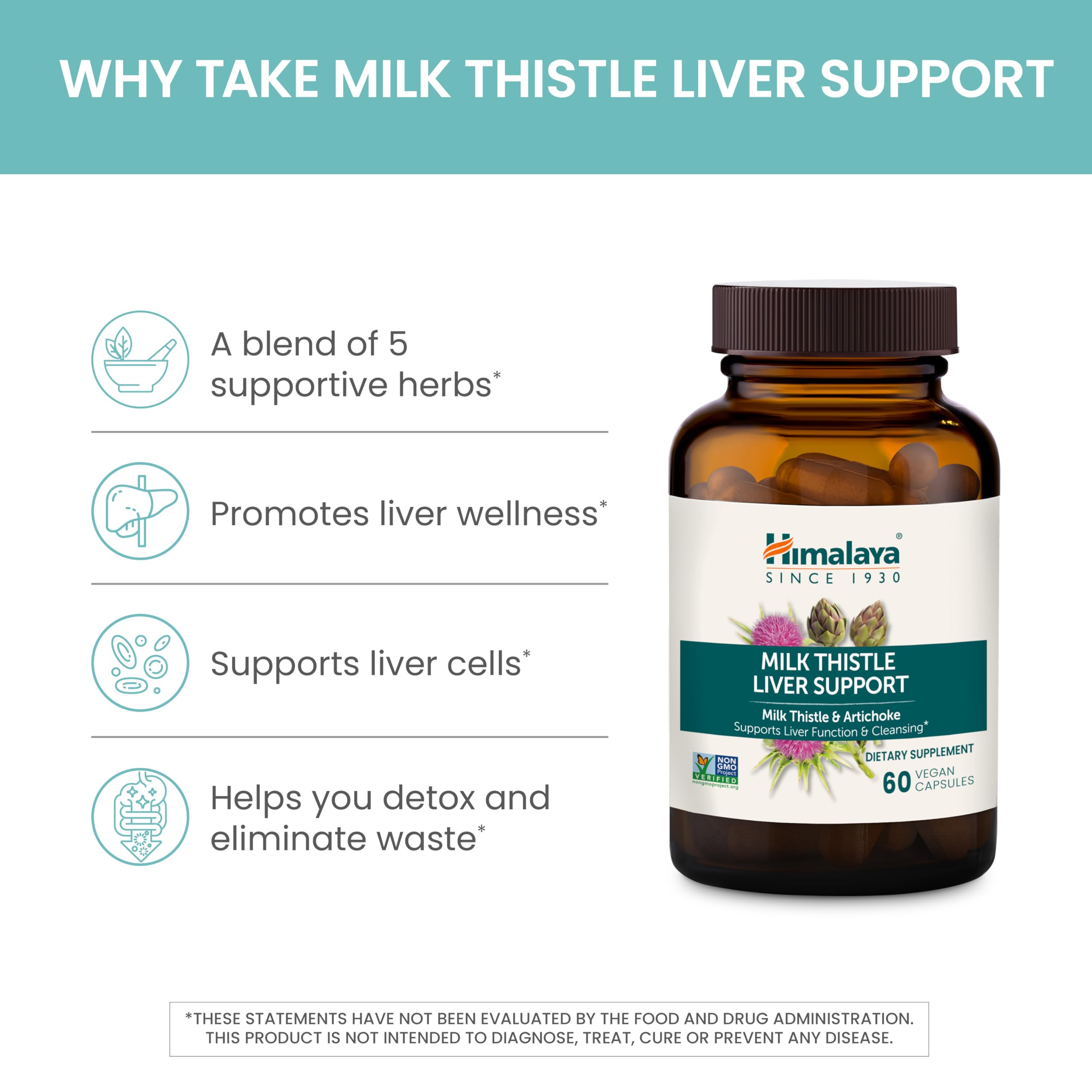 Himalaya Milk Thistle Supplement ingredients list