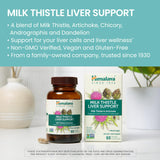 Himalaya Milk Thistle Supplement vegan capsule close-up