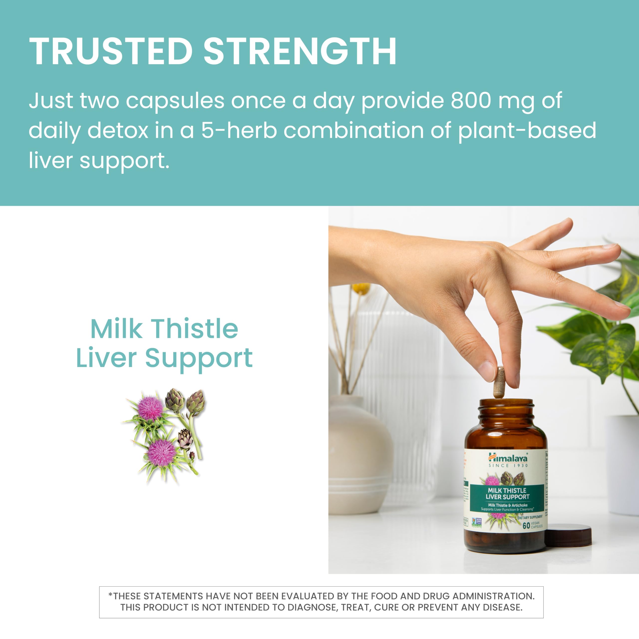 Himalaya Milk Thistle Supplement with other herbal supplements