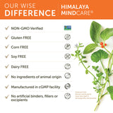 Himalaya MindCare Bacopa Monnieri Supplement on a wooden table
