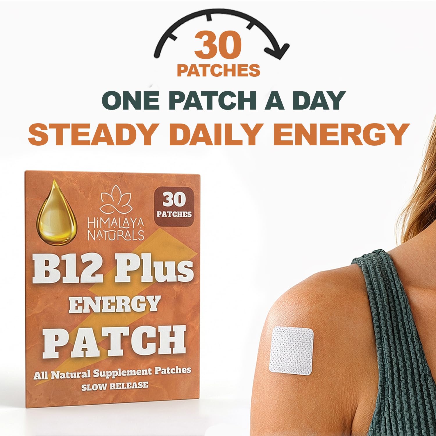 Himalaya Naturals B12 Wearable Patch packaging