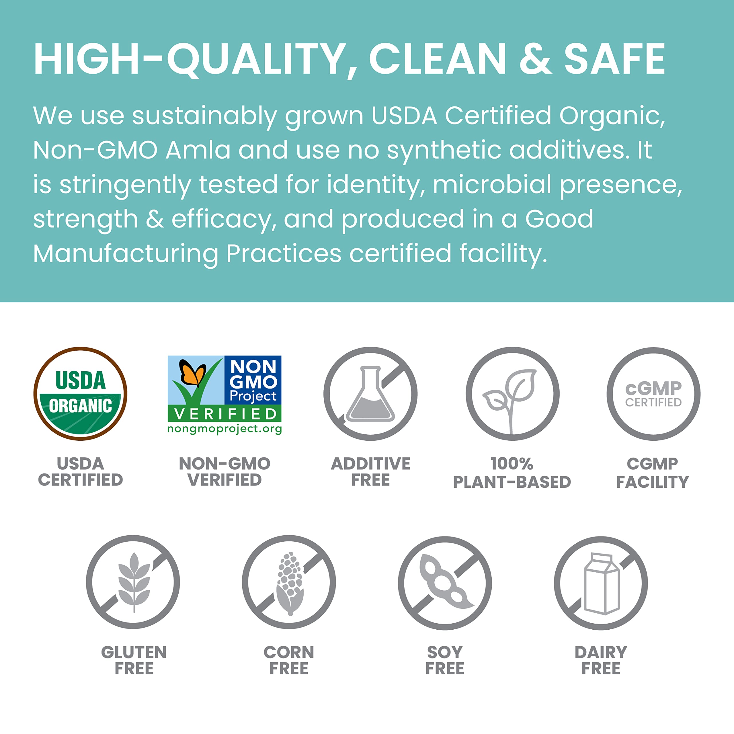 Himalaya Organic Amla supplement caplets close-up